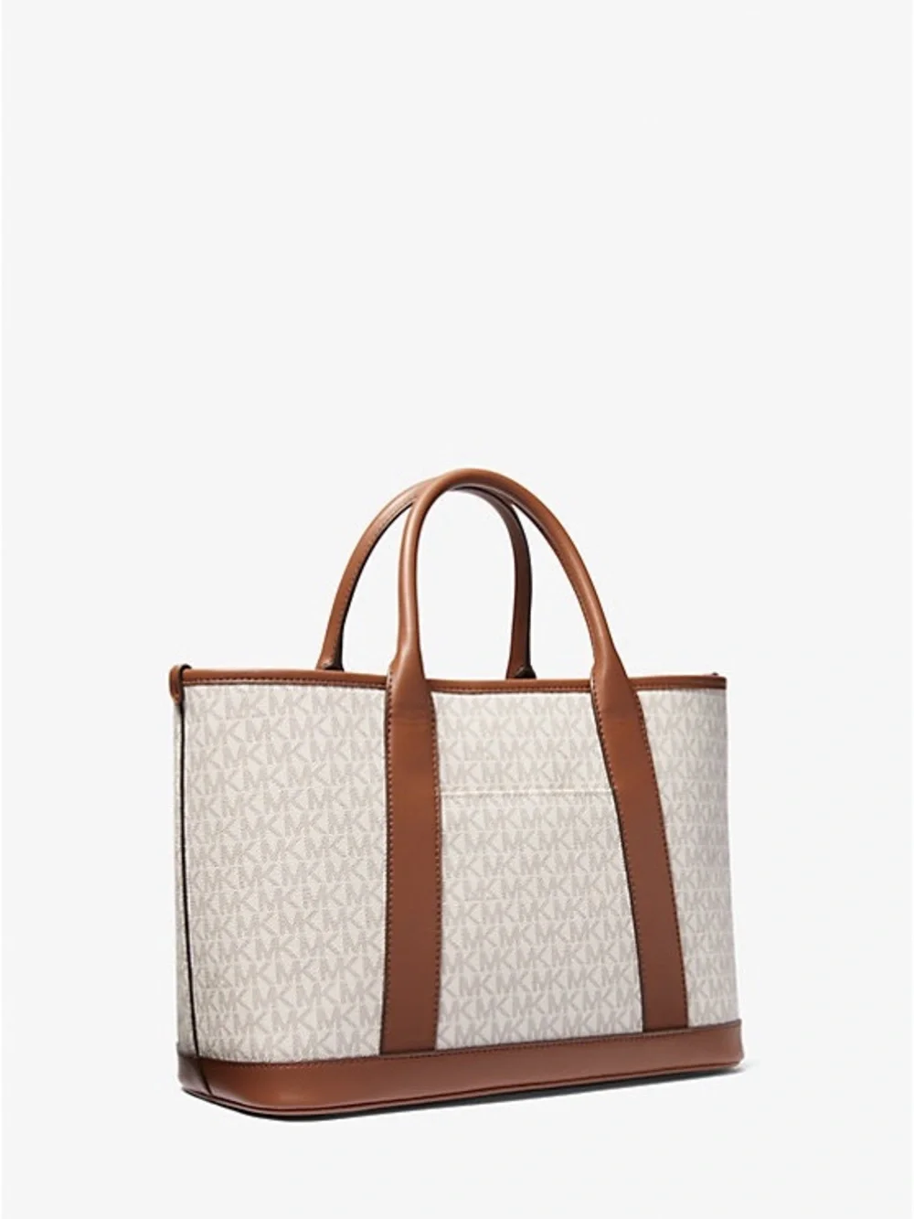 MICHAEL KORS NWT LUISA MEDIUM SIGNATURE LOGO SATCHEL Style #30R4G99S2V